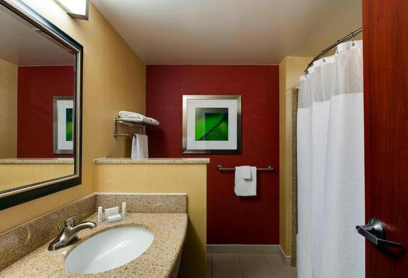 Standard Szoba King Size Bed, Courtyard By Marriott Chicago Schaumburg/woodfield Mall
