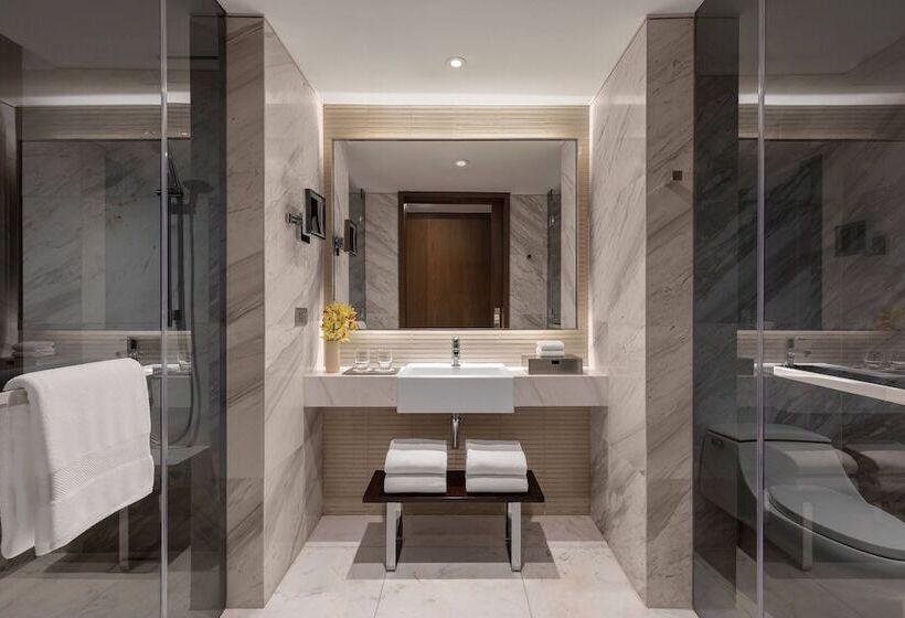 스탠다드 룸 더블 침대 2개, Manila Marriott