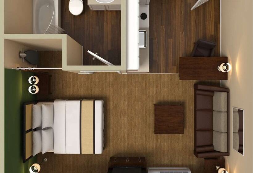 Студия Deluxe, Extended Stay America Select Suites   Atlanta   Buckhead