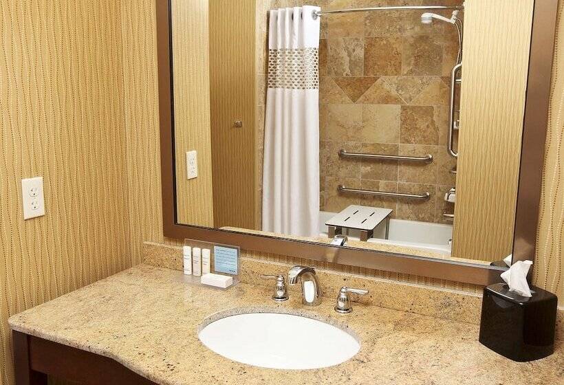 带双人床的标准工作室, Hampton Inn & Suites By Hilton Fargo Medical Center