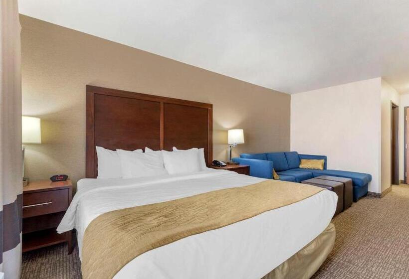 Люкс Кровать Кинг, Comfort Inn & Suites Mitchell I 90