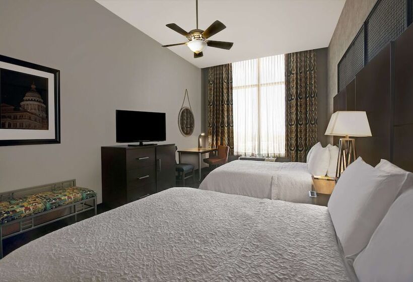 اتاق استاندارد با 2 تخت دوبل, Hampton Inn & Suites Austin @ The University/capitol