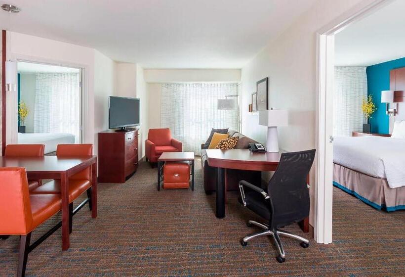 带2个卧室的套房, Residence Inn By Marriott Fargo