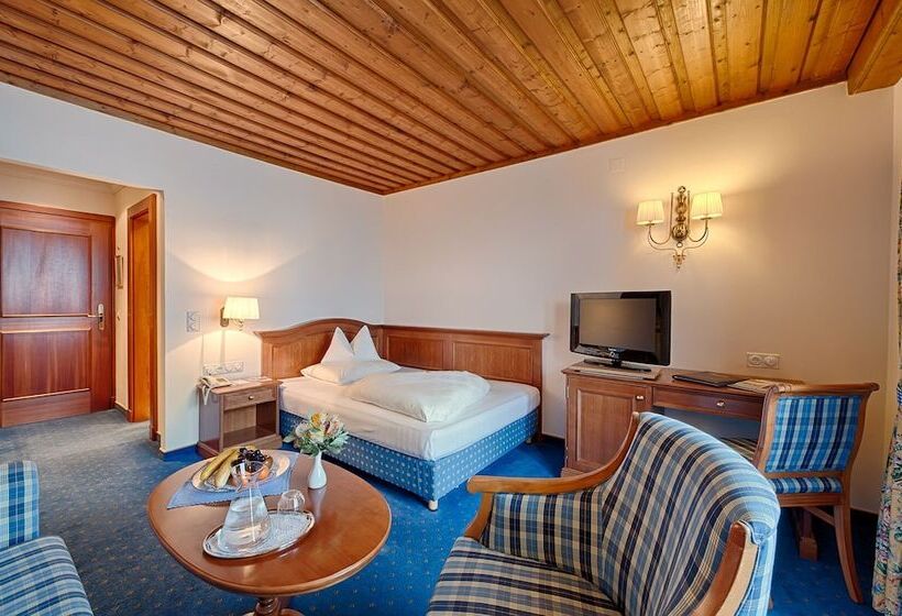 اتاق لوکس یک تخته, Thermenwelt Hotel Pulverer