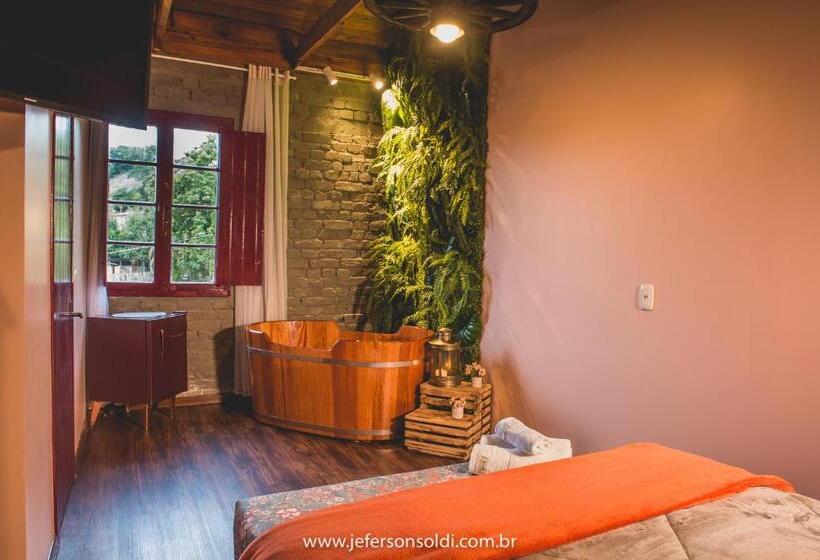 جناح مطلّ علي الحديقة, Casa Vêneto  Vale Dos Vinhedos
