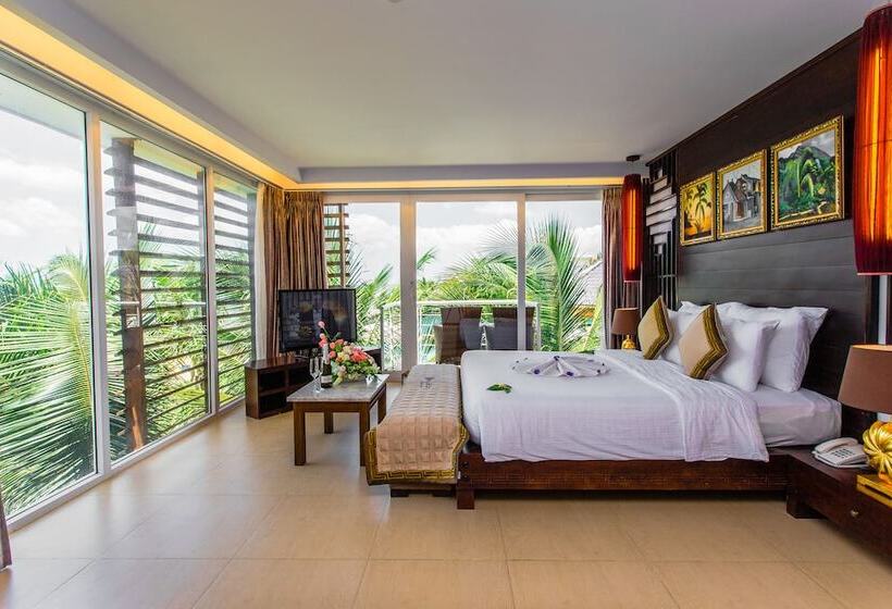 اتاق پریمیوم با چشم‌انداز باغ, Villa Del Sol Beach Resort & Spa
