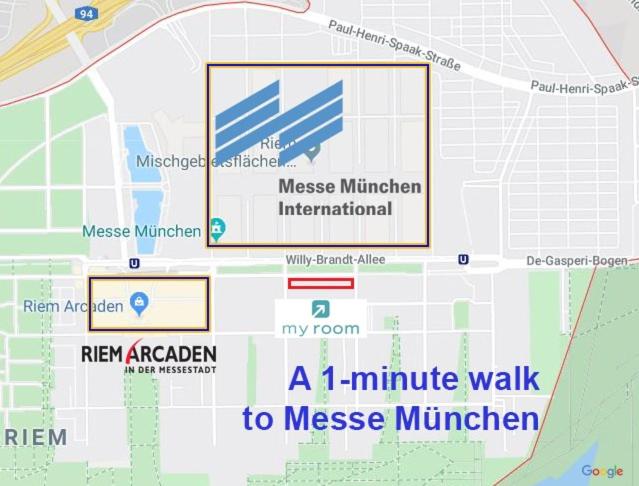 Апартаменты 1 Спальня с Балконом, Myroom   Top Munich Serviced Apartments