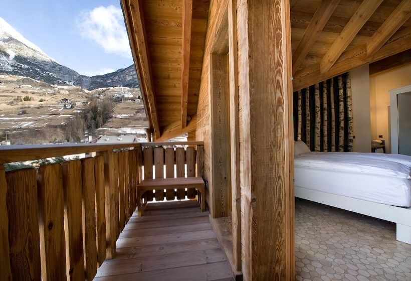 Номер Deluxe с Балконом, Alpen Hotel Chalet