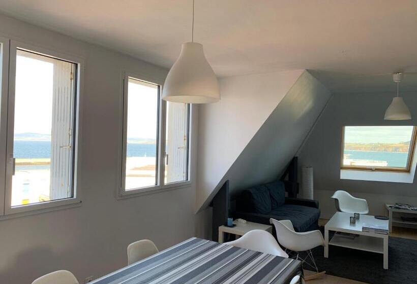 آپارتمان 1 خوابه با چشم‌انداز دریا, Appartement Design Ii   Port Du Rosmeur  Douarnenez