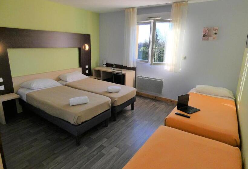 اتاق استاندارد چهار تخته, Hôtel Azur Saint Junien Cit