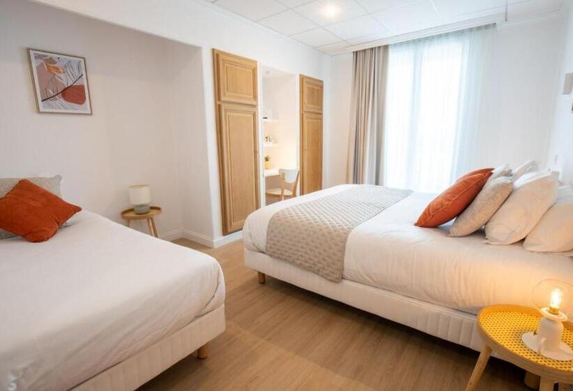 غرفة قياسية ثلاثية, Hôtel Porte Mars Reims Gare Centre Arena