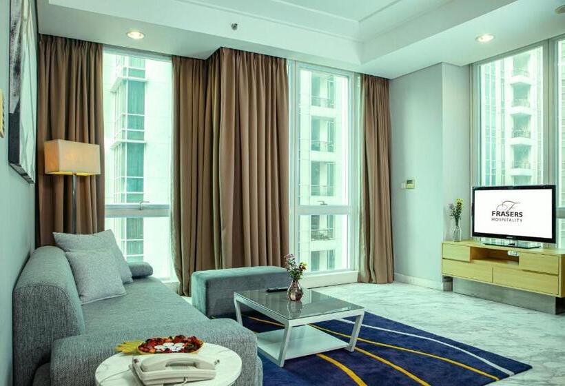 带2个卧室的优质公寓, Fraser Residence Sudirman, Jakarta
