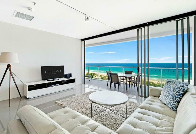 침실 1개 바다 전망 아파트, Ultiqa Air On Broadbeach
