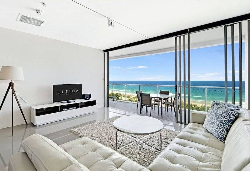 침실 1개 바다 전망 아파트, Ultiqa Air On Broadbeach