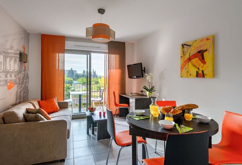 Апартаменты 1 Спальня, Lagrange Aparthotel Montpellier Millénaire