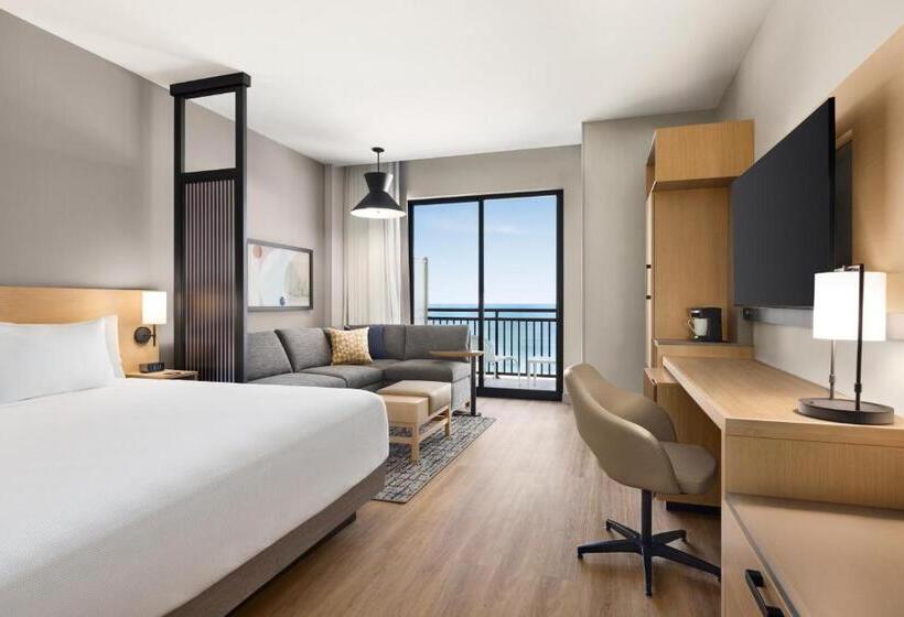 اتاق استاندارد با تخت بزرگ, Hyatt Place Virginia Beach Oceanfront