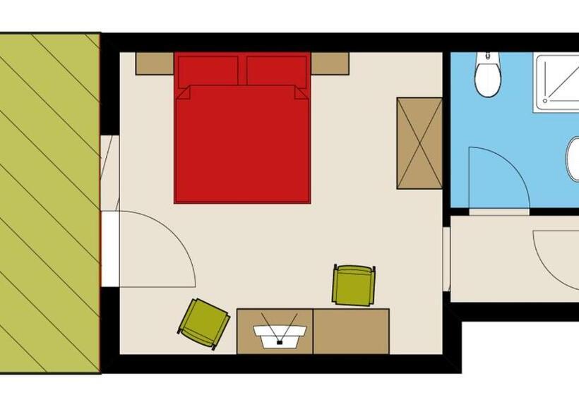 Номер Стандарт, Familienhotel Felsenhof