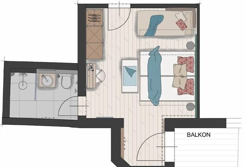 Номер Стандарт, Familienhotel Felsenhof