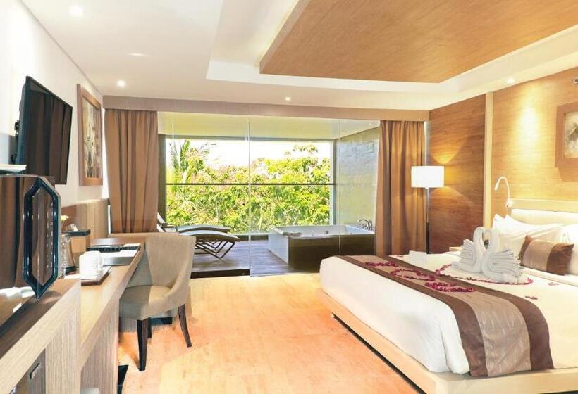 سوئیت با وان آب گرم, De Vins Sky Hotel Seminyak