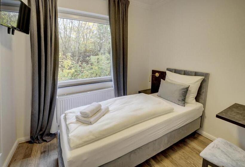 标准单人间共用浴室, Pension Hygge Am Hafen