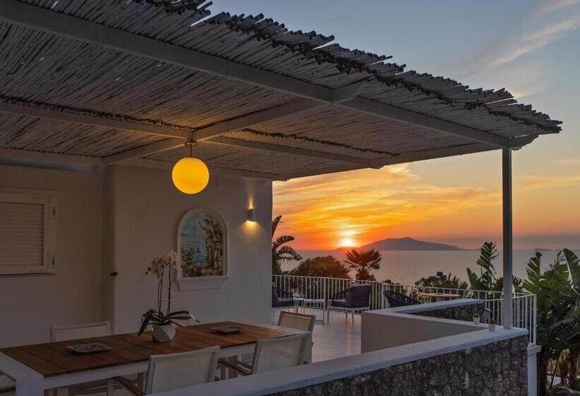 آپارتمان 1 خوابه با چشم‌انداز دریا, Capri Blue Luxury Villa Le Tre Monelle