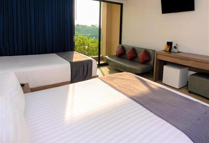 Номер Стандарт Вид на Сад, Coral Blue Huatulco