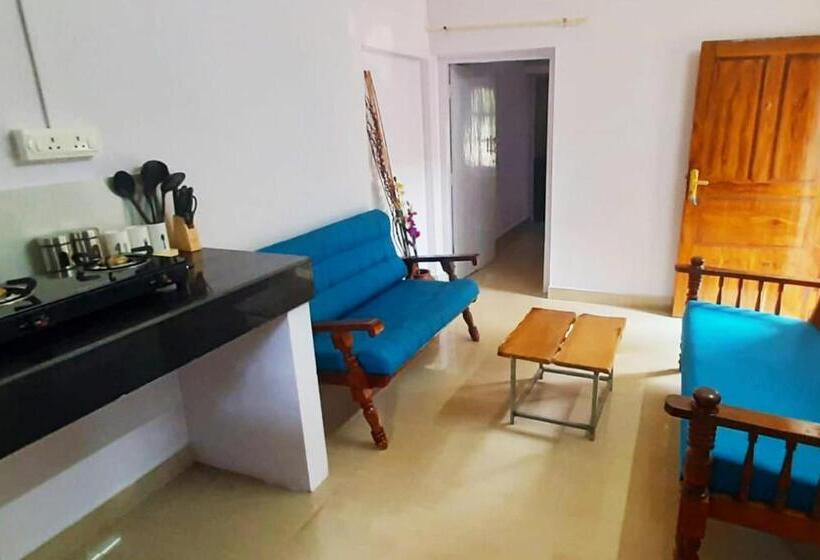 آپارتمان 1 خوابه با چشم‌انداز باغ, Blue Sophy Residency