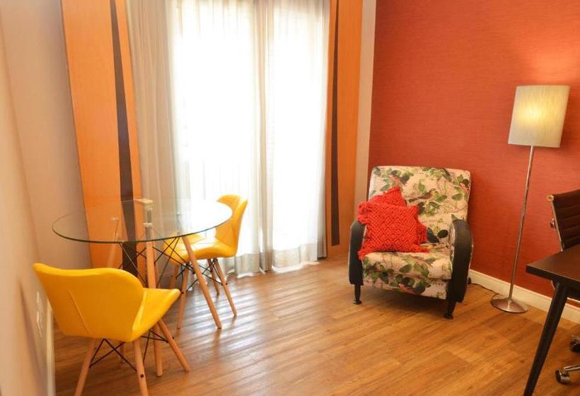 آپارتمان 1 خوابه با بالکن, Get A Flat 1103/jardins /paulista