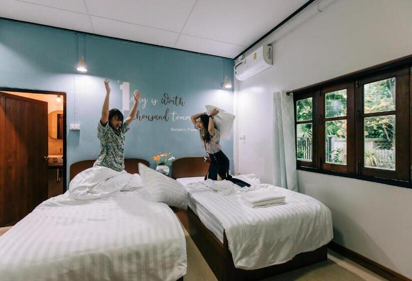 اتاق استاندارد با چشم‌انداز باغ, Banya Bnb ที่พักบ้านย่าบีแอนด์บี เมืองประจวบฯ