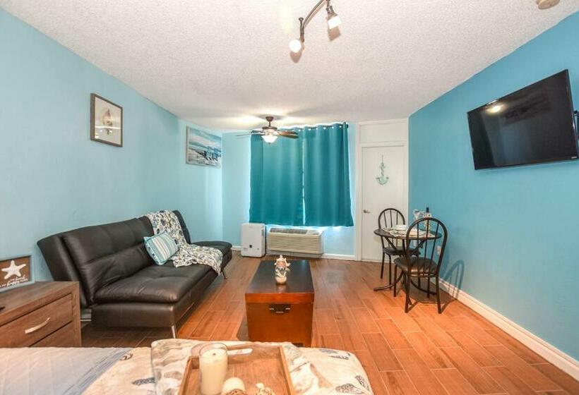 استودیو استاندارد با بالکن, Daytona Condo With Beautiful Ocean And City View