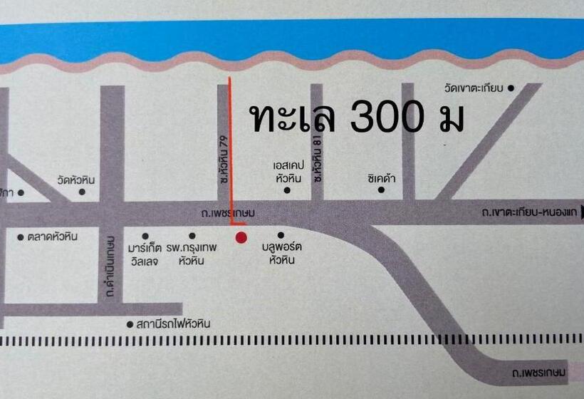استودیوی استاندارد با چشم‌انداز دریا, La Casita Sea View Hua Hin