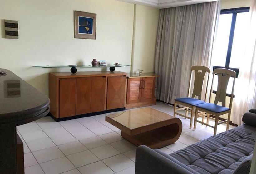 침실 1개 바다 전망 아파트, Flat No Pituba Sol 302 E 311