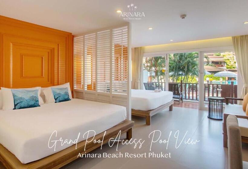 اتاق استاندارد با چشم‌انداز استخر, Arinara Beach Resort Phuket   Sha Extra Plus