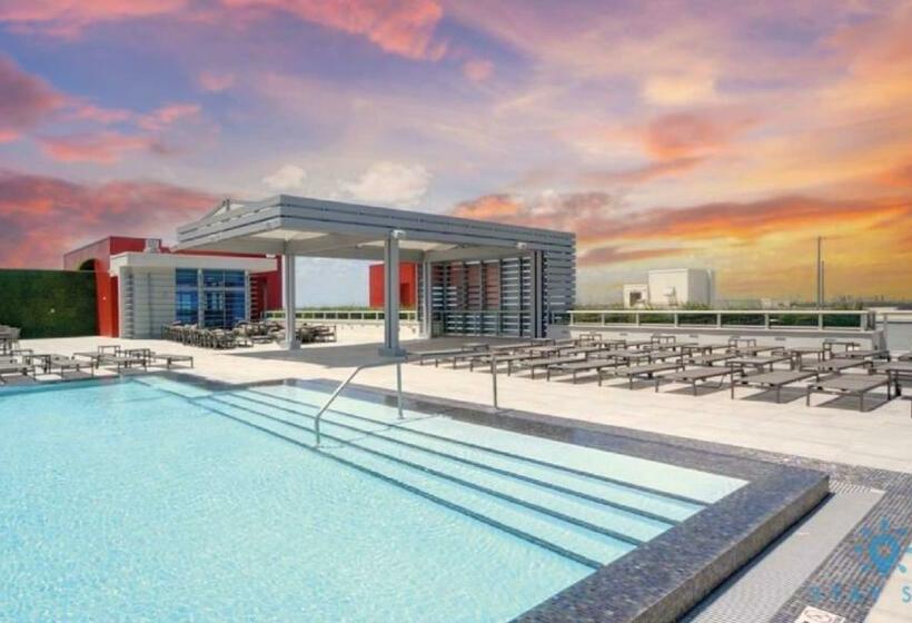 خانه 1 خوابه, Worth Traveling Rooftop Pool   Hollywood Beach   Gym