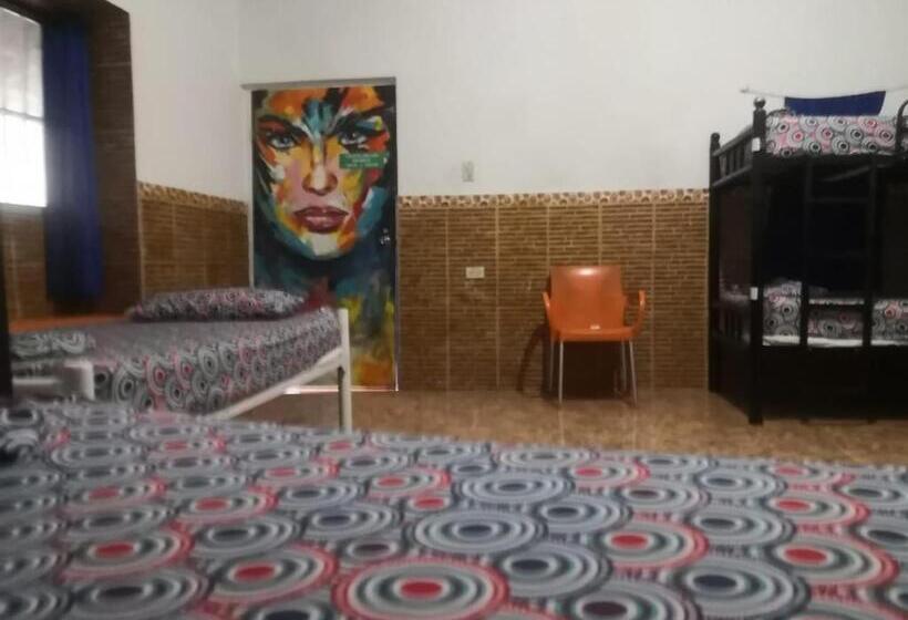 Кровать в Общей Комнате, Casa Hostal Luna Llena