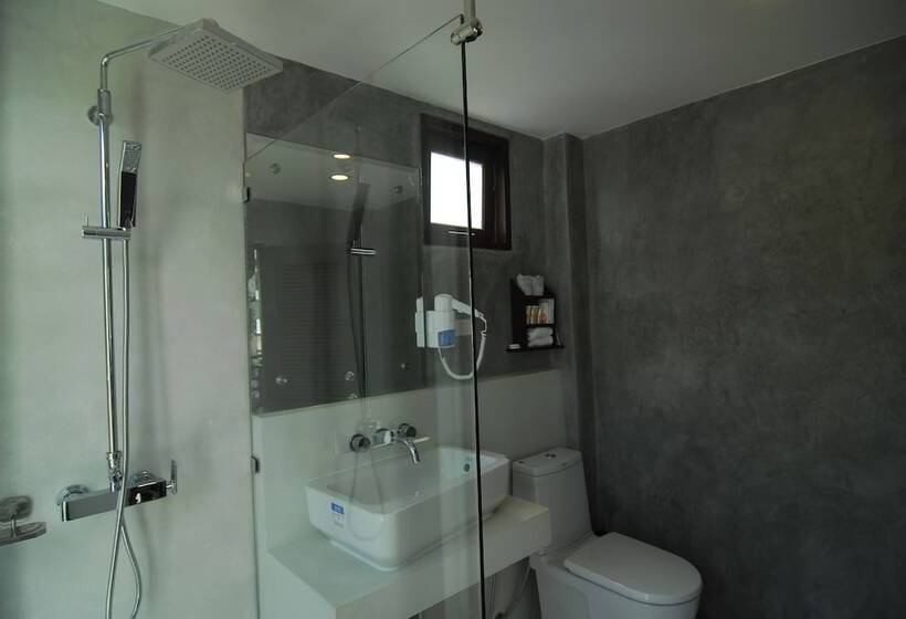 디럭스 룸 바다 전망, Sairee Hut Resort Koh Tao