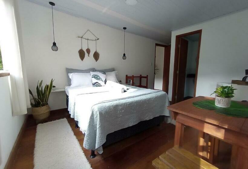 اتاق استاندارد با بالکن, Suites Casa Do Indio Jungle, A Melhor Vista Da Floresta