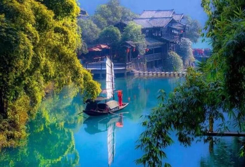 ویلای سوپریور 1 خوابه, 悠然江景客栈 三峡店