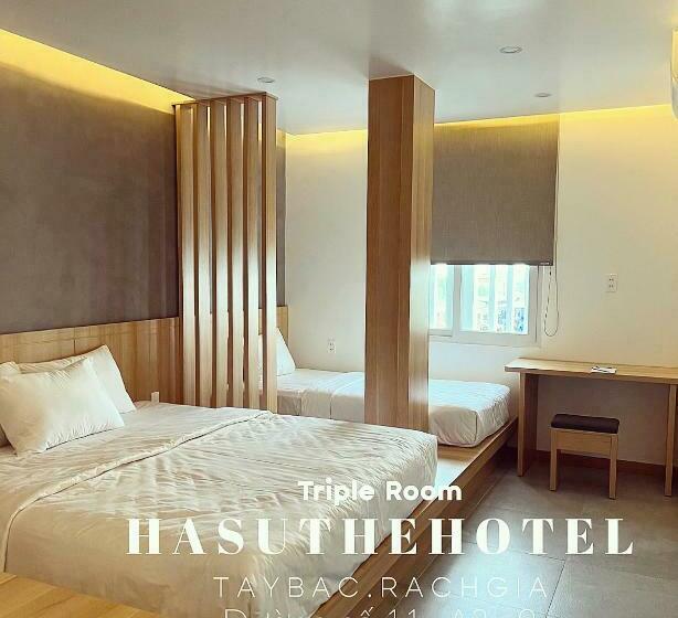 اتاق استاندارد سه نفره, Hasu The Hotel   Rach Gia