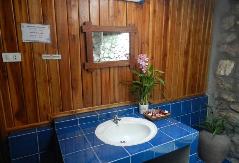 스탠다드 방갈로 정원 전망, Thongbay Guesthouse