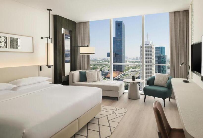 Номер Deluxe Кровать Кинг с Видом, Sheraton Grand Hotel, Dubai