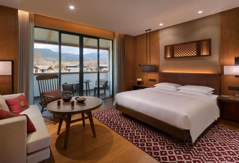 Номер Deluxe Кровать Кинг, Jinmao Purelax Lijiang, The Unbound Collection By Hyatt