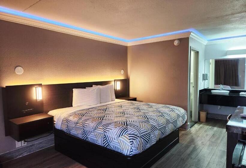 스탠다드 룸 킹사이즈 침대, Motel 6 North Little Rock, Ar Jfk Blvd