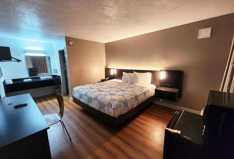 스탠다드 룸 킹사이즈 침대, Motel 6 North Little Rock, Ar Jfk Blvd