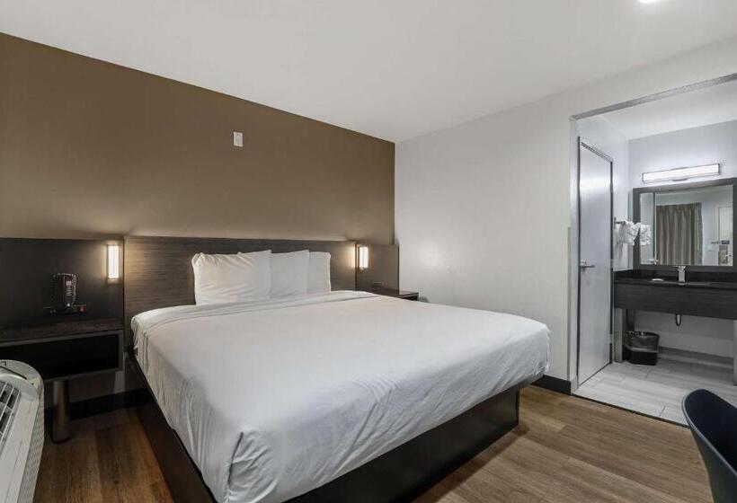장애인을 위한 킹사이즈 침대 스탠다드 룸, Motel 6escondido, Ca