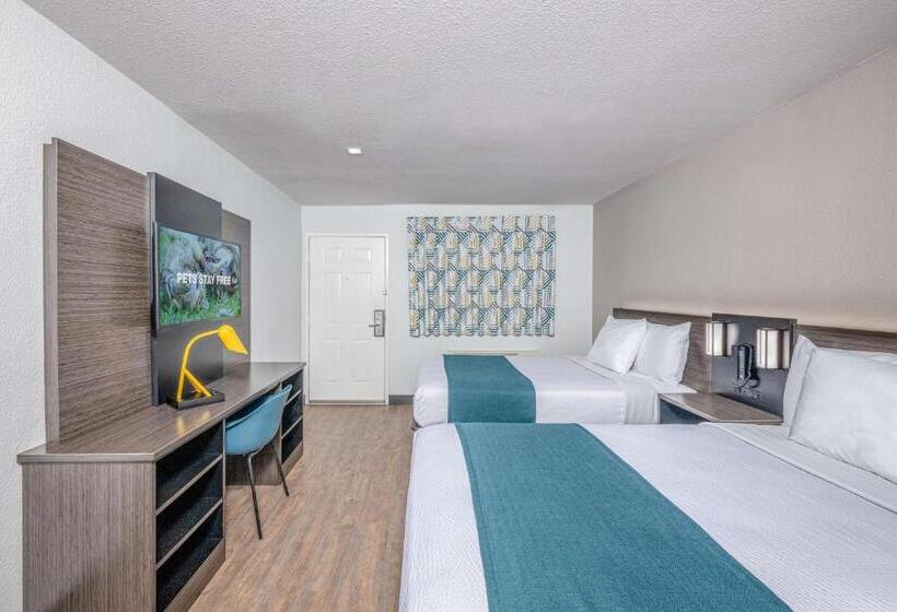 장애인을 위한 스탠다드 룸, Motel 6euless, Tx  Dallas