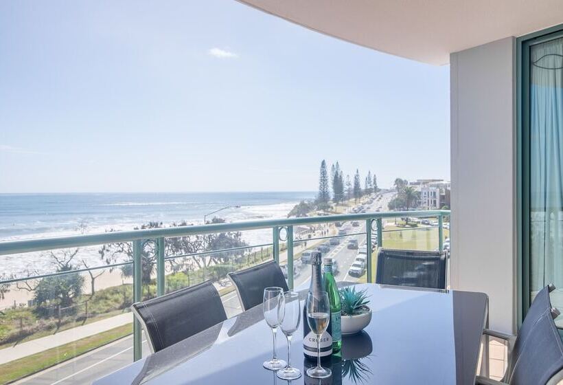 침실 2개 바다 전망 아파트, Grand Palais Boolarong Beachside Apartments
