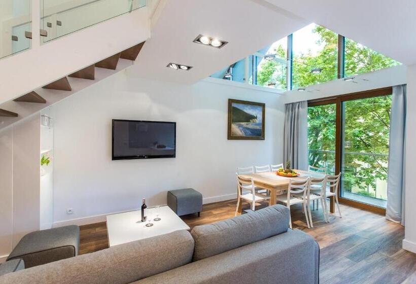 Апартаменты Дюплекс 1 Спальня, Lapwing Residence Sopot