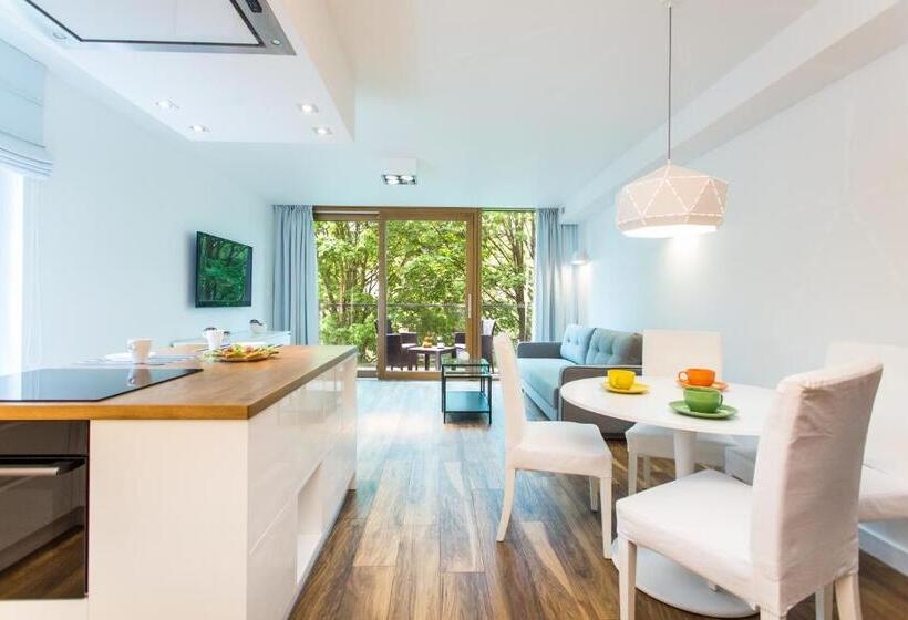 Апартаменты Deluxe 2 Спальни, Lapwing Residence Sopot