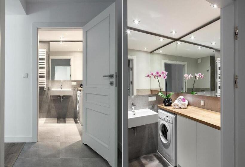 Апартаменты 1 Спальня Нижний Этаж, Lapwing Residence Sopot